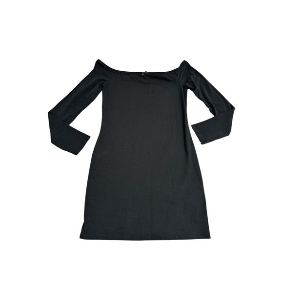 Wild Fable Dresses & Skirts - Wild Fable Black Off The Shoulder Long Sleeve Dress Size L